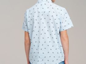 Сорочка текстильная для мальчиков (regular fit)