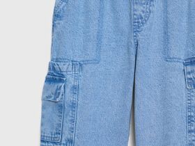 Джинсы с карго-карманами для мальчиков, Синий