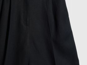 Шорты со складками, Черный