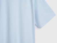 Футболка оверсайз с вышивкой, Голубой