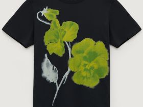 Футболка из хлопка с принтом