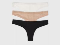 Трусы-бразилиана, 3 шт., Белый