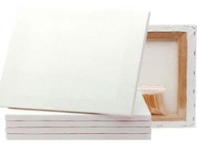 Холст на подрамнике грунтованный Реалистик мелкозернистый 50x60 см