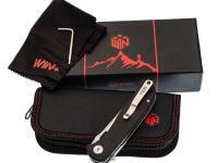 Складной нож Dr.Tech W3898GB, сталь D2, рукоять G10, черный