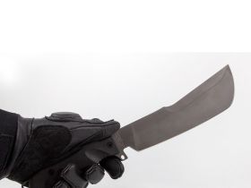 Мачете Fox Golok Hitam, сталь N-690, рукоять Forprene, чёрный