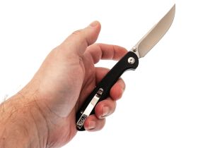 Складной нож Sencut Skelfin, сталь 9Cr18MoV, рукоять G10, черный