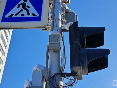 На проспекте Михаила Николаева в Якутске синхронизируют четыре светофора