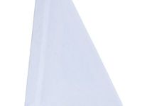 Холст на подрамнике грунтованный "Сонет" треугольный, стороны 20 см, 280 г, 100% хлопок, среднее зер