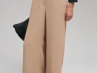 Брюки-палаццо с эластичным поясом