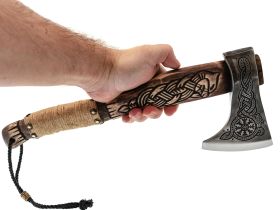 Кованый топор Агисхьяльм малый, резной