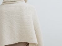 Шарф с воротником на молнии, Бежевый