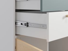 Тумба Дикинс 87x92 Береза/Серо-зеленый