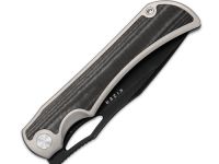 Складной нож Kizer Allure, сталь S45VN, рукоять титан/микарта, серый
