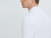 Поло из хлопка, Белый