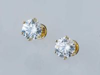 Пусеты из желтого золота э0312пс11231164_white