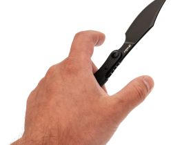 Нож Barmaley Knives Арахна боуи, сталь VG-10, рукоять кайдекс, черный