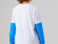 Фуфайка трикотажная для мальчиков (футболка с длинными рукавами)