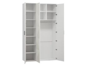 Распашной шкаф Шелтон 3-137x240 Белый