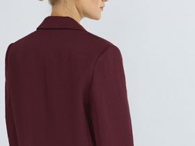 Однобортный жакет, Фиолетовый