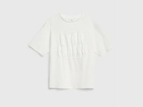 Футболка с принтом для девочек, Белый