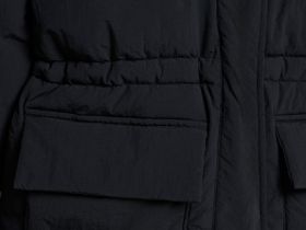 Пуховик для девочек, Черный