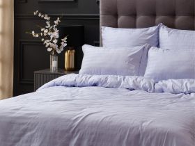 Постельное белье Lilac mist, страйп-сатин