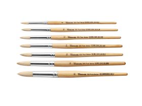 Кисть щетина №2 круглая "Tintoretto" на короткой ручке