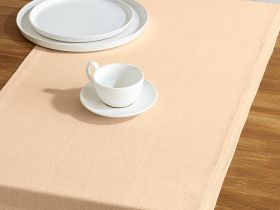 Скатерть-дорожка ECO, бежевая