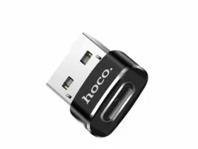 Переходник Hoco UA6 USB 2.0/Type-C (черный)