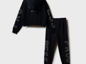 Комплект трикотажный для девочек: толстовка, брюки
