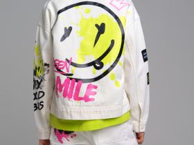 Куртка текстильная джинсовая для девочек