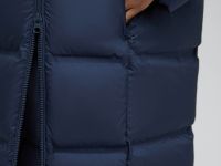 Стеганый пуховик с натуральным пухом