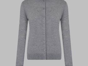 Кардиган прямого кроя с шерстью