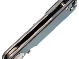 Складной нож Dr.Tech Zefir D4245TBL, сталь D2, рукоять TC4, синий