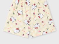 Жёлтая пижама с принтом Hello Kitty для девочки Глория Джинс