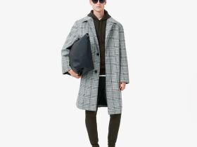 Мужское худи Lacoste классического кроя с флисом