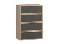 Комод Флавир 70x102 Рогожка Графитовый