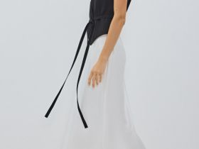 Сатиновая юбка макси, Белый