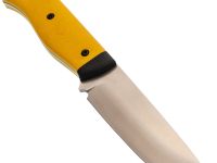 Туристический нож Соболь, сталь D2, рукоять G10, желтый