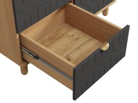 Тумба Теджонс 93x85 Деко Графитовый