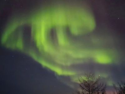 Фотофакт: сентябрьское северное сияние наблюдали якутяне