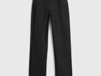 Прямые джинсы с высокой посадкой, Коричневый