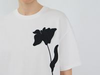 Футболка оверсайз с вышивкой, Белый