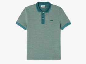 Мужское хлопковое поло Lacoste стандартного кроя