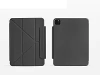 Чехол-книжка WIWU Smart Folio для Apple iPad Pro 13 (2024) (полиуретан с подставкой) (Wi-004) (черный)