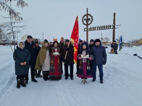 В наслегах Абыйского района Якутии проходит эстафета Знамени Победы