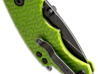 Складной нож Kershaw Shuffle 8700LIMEBW, сталь 8Cr13MoV BlackWash™, компактный мультитул, рукоять GFN зелёная