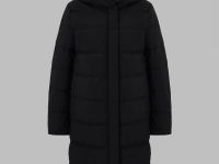 Длинный пуховик с натуральным пухом