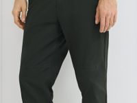 Утеплённые брюки со стопперами, Зеленый