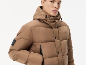 Мужская утеплённая куртка-парка Lacoste L!VE